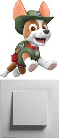 PIPPER. PAW Patrol - Tracker - nálepka nad vypínač