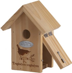 Vtáčia búdka Simple, 19,5x14,5x11 cm, drevo, hnedá