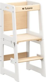 Učiaca veža 3v1 Mooby 35 naturálna / biela