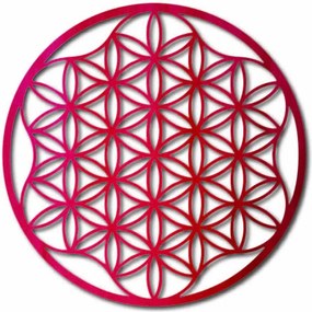 Obraz mandala na stenu z preglejky do 120 cm: Prírodná preglejka - Topoľ  natural Rozmer 50 cm 3964-49819 PR0337