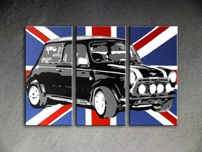 Ručne maľovaný POP Art obraz MINI COOPER