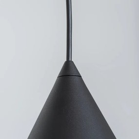 Luster na lanku ETNA II 1xE27/15W/230V pr. 25 cm čierny