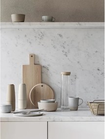 Svetlosivý servírovací keramický tanier Sablo L – Blomus