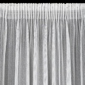 ZÁCLONA NA PÁSKE KIM 140X300 CM BIELA