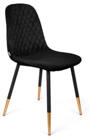 Stolička NOIR zamatová čierna SS22 933466