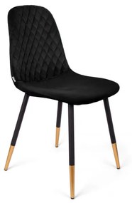 Stolička NOIR zamatová čierna SS22 933466