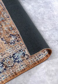 Koberec Asya Aurora copper / modrý