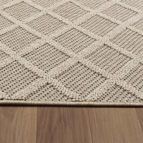Ayyildiz, Kusový koberec Patara 4953 Beige – na von aj na doma, 80x150, béžová, chodba / predsieň