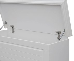 PROXIMA.store - Rustikálna borovicová truhlica - BELLUNO ELEGANTE FARBA: biela - dub