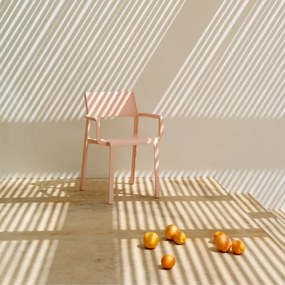 TRILL ARMCHAIR záhradná stolička s podrúčkami rosa bouquet
