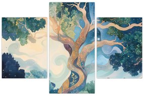 Obraz – Vesmírny strom (90x60 cm)