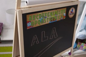 Detská magnetická tabuľa 4v1