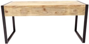 furniture-nabytek.cz - Písací stôl z masívneho dreva mango 160x76x70