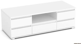 Drevona, TV skrinka REA AMY 19, biela