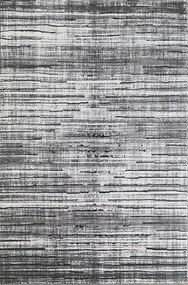 Koberec Miami 132 GREY – sivý vzorovaný obdĺžnik pre každú izbu Rozmer: 80x150 cm