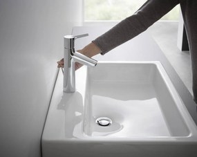 Hansgrohe Talis S, páková umývadlová batéria 100 s odtokovou súpravou, chrómová, HAN-72020000