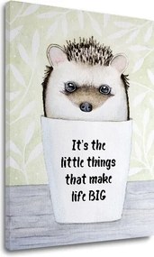 Obraz na stenu s textom Its the little things