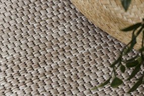 Koberec SIZAL FLOORLUX 20195 strieborný / čierny