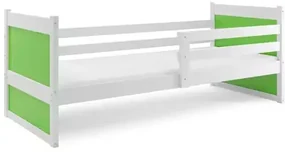 Detská posteľ RICO, biela/zelená