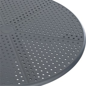 Okrúhly stôl Lacota 60 cm - antracitová