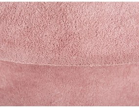 Svetloružový zamatový taburet Mushroom – Leitmotiv