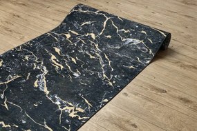 Protišmykový behúň LOTUS GALACTIC 9523 čierny / zlatý