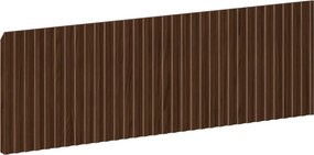 Mexen Mexen, Rýhované čelo pre korpus kúpeľňovej skrinky 60 x 20 cm, orech, 91A20-0600-235-1-86