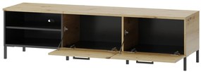 TV stolík Lucas II 25 155 cm dub Artisan/čierny