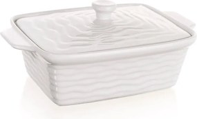 Forma zapekacia obdĺžniková s vekom CULINARIA White 28 x 18 cm