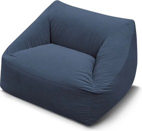 Tmavomodrý menčestrový sedací vak Lilibet – Bobochic Paris