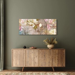 Obraz - Kvetinový ornament (120x50 cm)