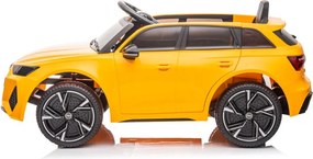 LEAN CARS Audi RS6 Batéria Vozidlo BRD-2118 Žltá