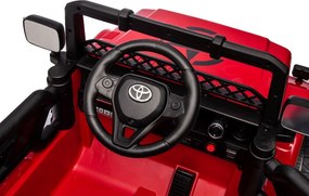 LEAN CARS Elektrické autíčko Toyota FJ 4x4, červené