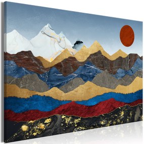 Artgeist Obraz - Heart of the Mountains (1 Part) Wide Veľkosť: 90x60, Verzia: Standard