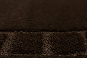 Kúpeľňový koberček Ocean hnedý ovál