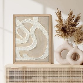 Ručne maľovaný obraz 32,5x42,5 cm Raw organic – Malerifabrikken