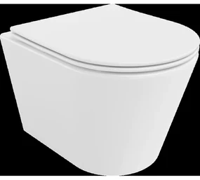 Mexen Rico WC misa Rimless s pomaly padajúcim sedátkom, duroplast, biela - 30720400
