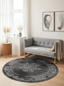Koberec Hanse Home Gloria Lydia sivý kruh