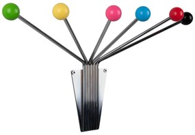 Kovový nástenný vešiak v striebornej farbe Neptune – PT LIVING