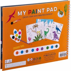 Maľovanie vodou – Dinosaurus | Kreatívny maliarsky zošit pre deti 3+