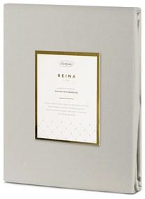 SATÉNOVÉ OBLIEČKY DELIA 200X220 CM 2 KS 70X80 CM BÉŽOVÉ