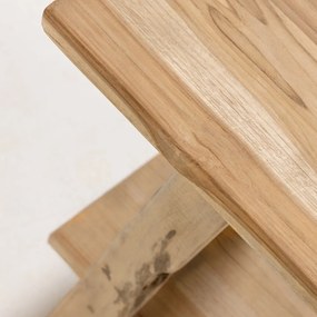 Záhradná lavica z týkového dreva Kave Home Safara