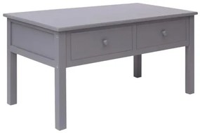 vidaXL Konferenčný stolík sivý 100x50x45 cm drevený-