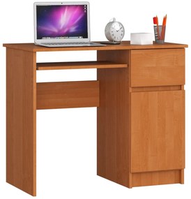 Písací stôl PIKSEL 90 cm jelša pravý