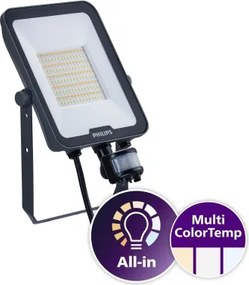 Philips-LED Reflektor so senzorom LEDINAIRE ALL-IN LED/50W/230V 3000/4000/6500K IP65