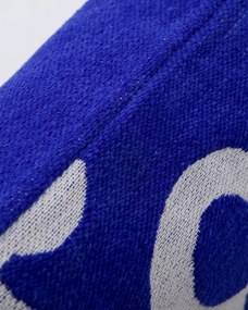 House Doctor Bavlnený poťah na vankúš Amici Blue 60 x 40 cm