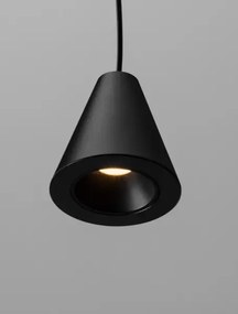 LED čierne moderné svietidlo Irmos