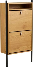 Skrinka na topánky Basilina 3 (prírodná). Akcia -9%. Vlastná spoľahlivá doprava až k Vám domov. 1147509