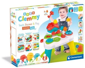 Clementoni Clemmy baby veselý hrací senzorický stolík