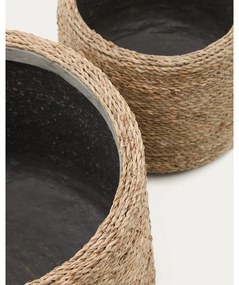 Obaly na kvetináče z cementu v súprave 2 ks ø 24 cm Sigal – Kave Home
